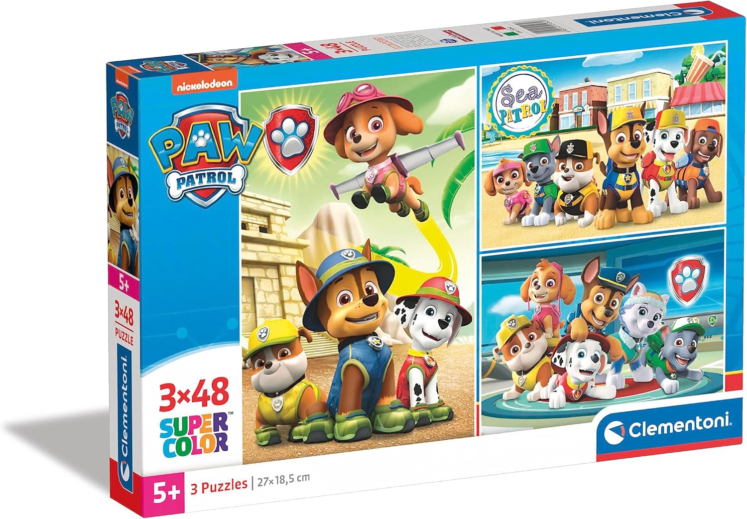מפרץ ההרפתקאות - 3 פאזלים של 48 חלקים CLEMENTONI
