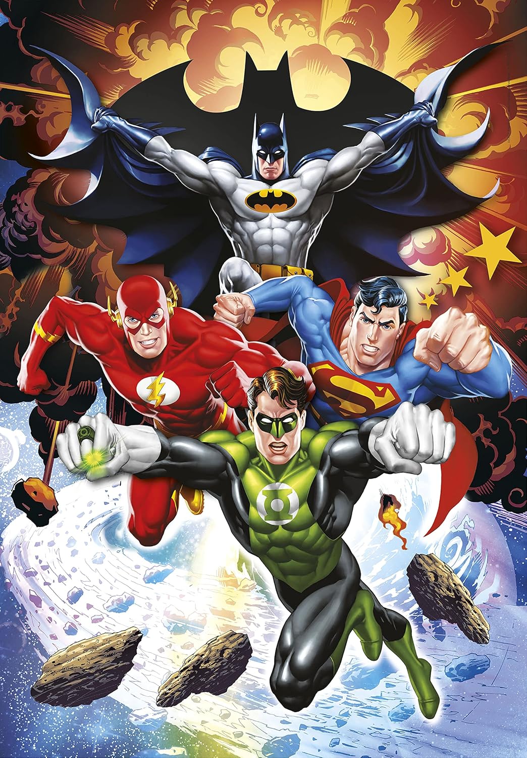 ליגת הצדק DC Comics - פאזל 104 חלקים CLEMENTONI