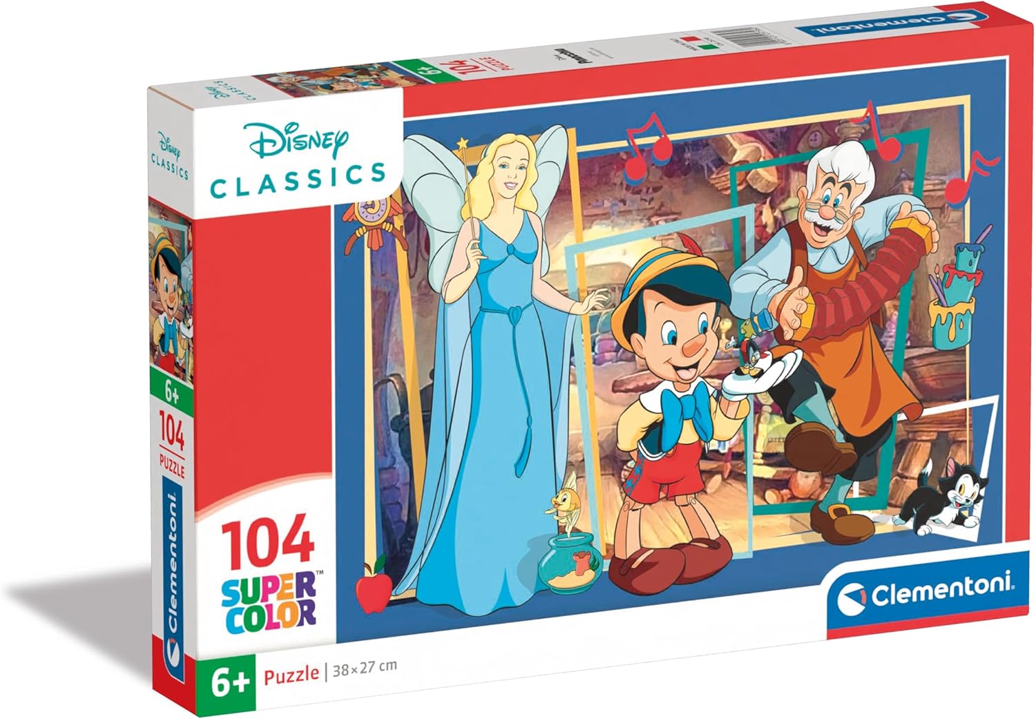 הקלאסיקות של דיסני: פינוקיו - פאזל 104 חלקים CLEMENTONI