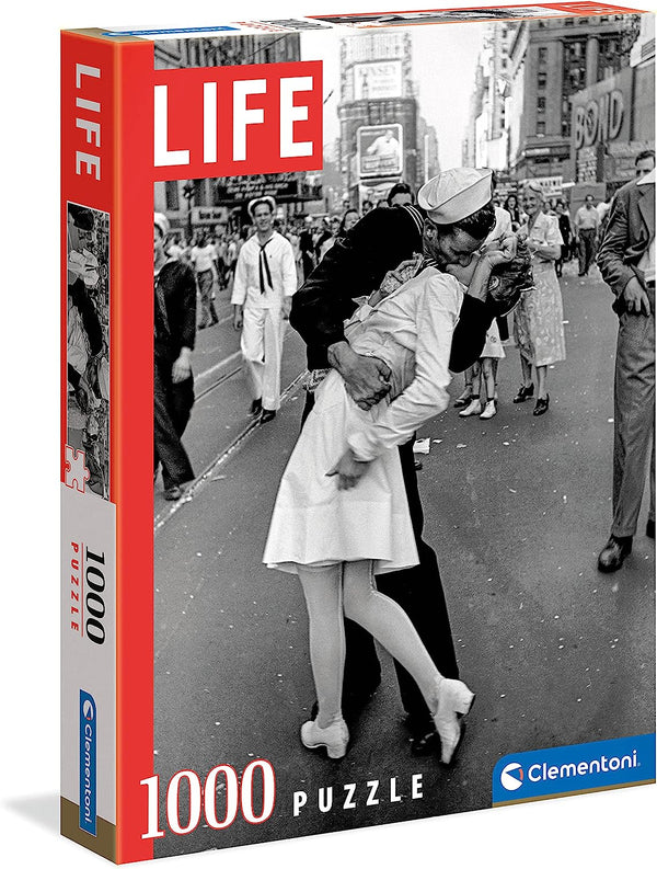 הנשיקה, סדרת שערי מגזין LIFE - פאזל 1000 חלקים CLEMENTONI