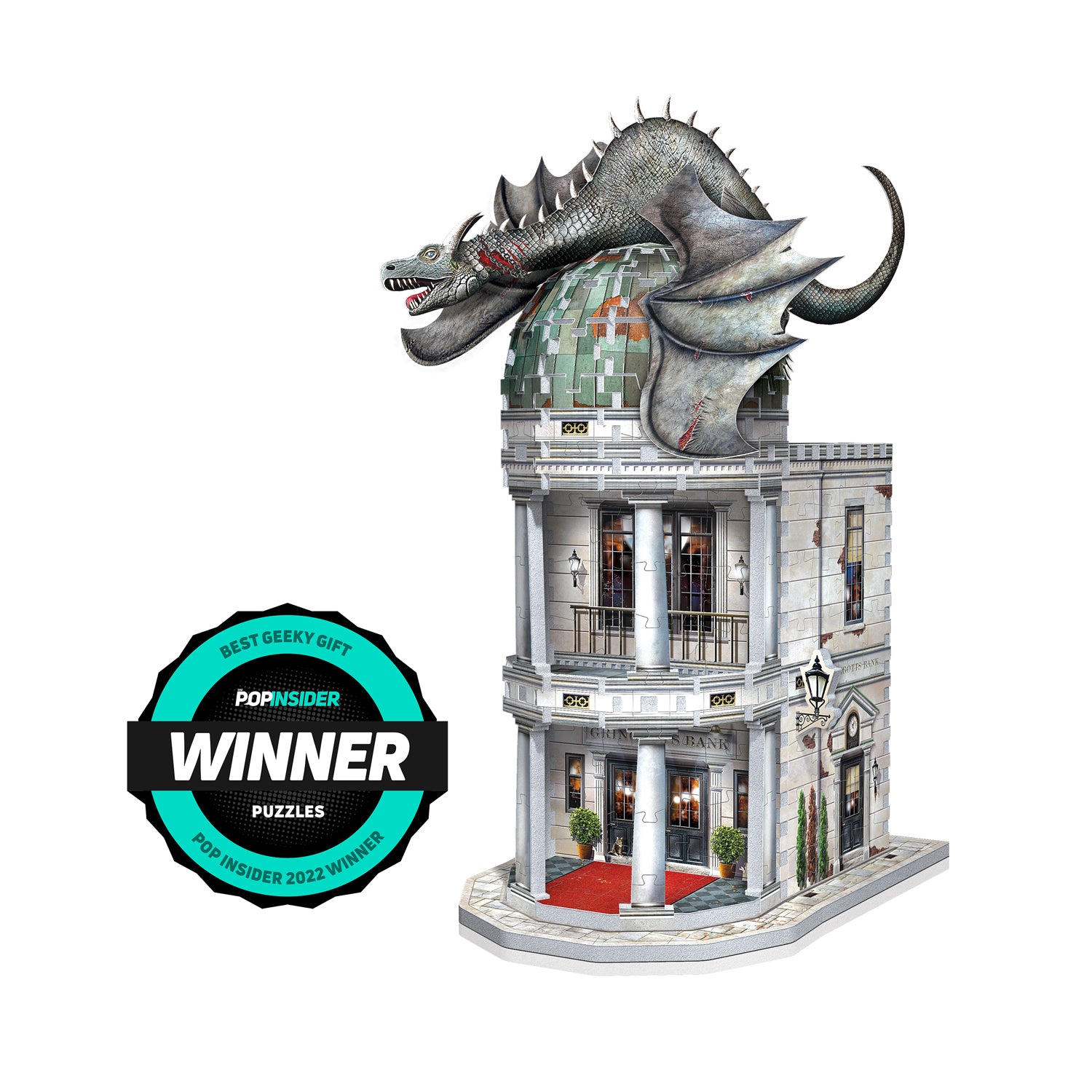 הארי פוטר, קולקציית Diagon Alley™: בנק הקוסמים גרינגוטס™ - פאזל תלת מימד 300 חלקים