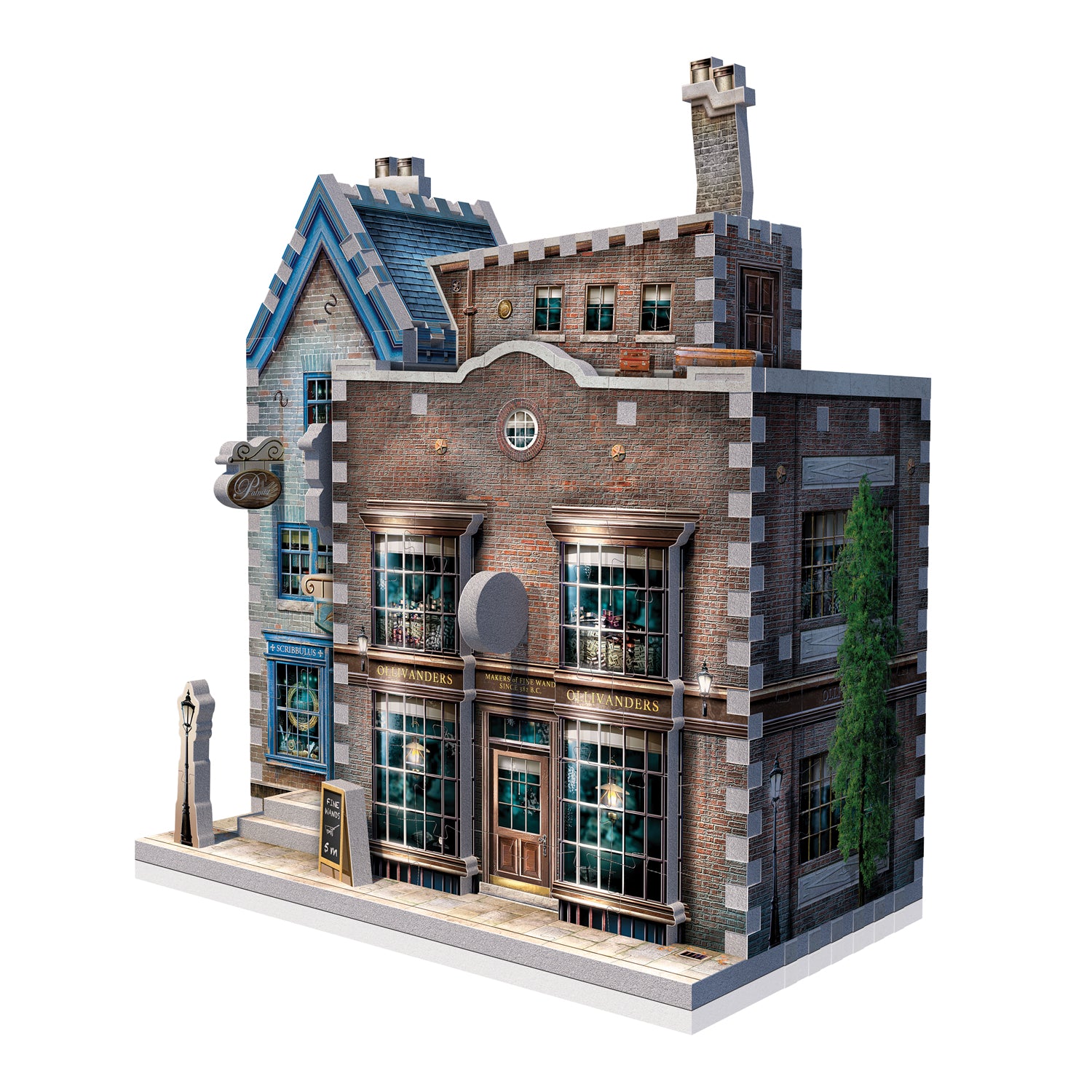 הארי פוטר, קולקציית Diagon Alley™: חנות השרביטים של אוליבנדר - פאזל תלת מימד 295 חלקים