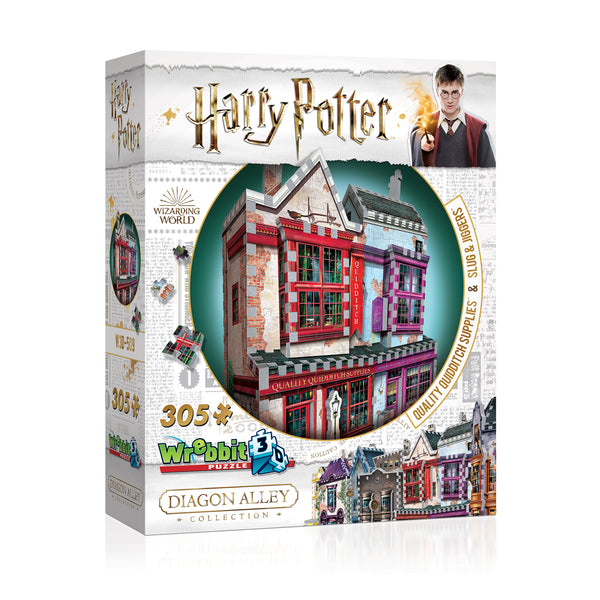 הארי פוטר, קולקציית Diagon Alley™: חנות הקווידיץ׳ - פאזל תלת מימד 305 חלקים