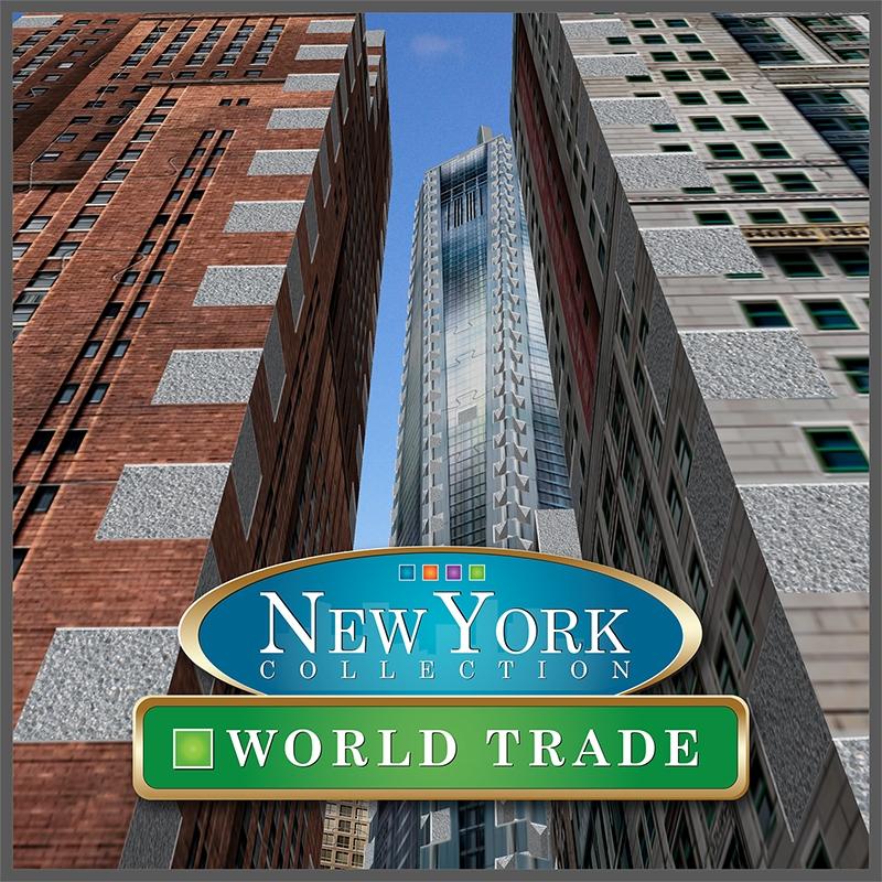 פאזל תלת-מימד 875 חל' - מרכז הסחר העולמי', ניו-יורק