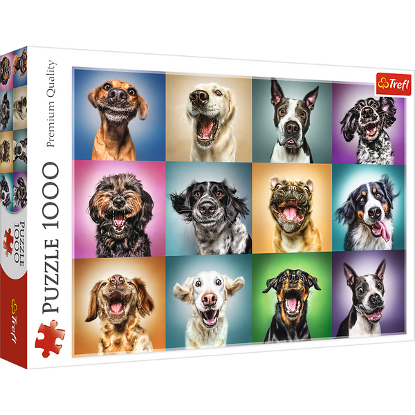 כלבים: קלסתרונים משעשעים - פאזל 1000 חלקים