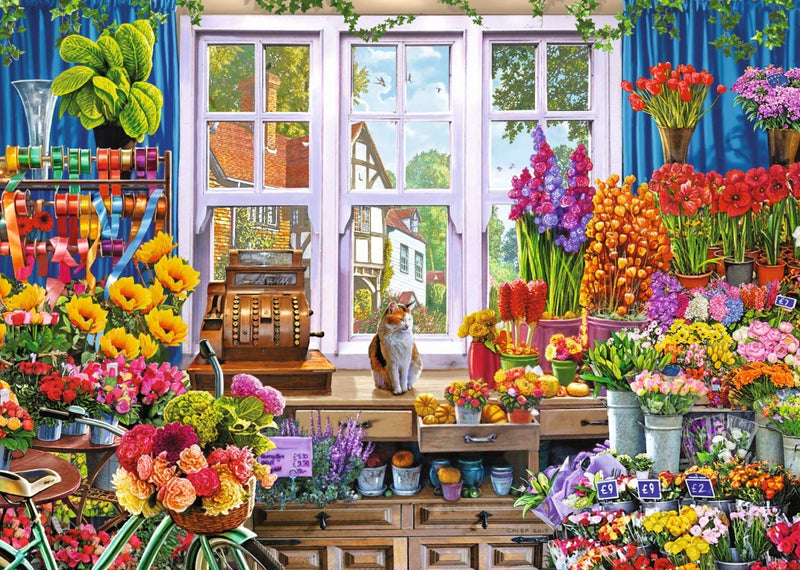 חנות הפרחים של פלורה, פאזל 1000 חלקים