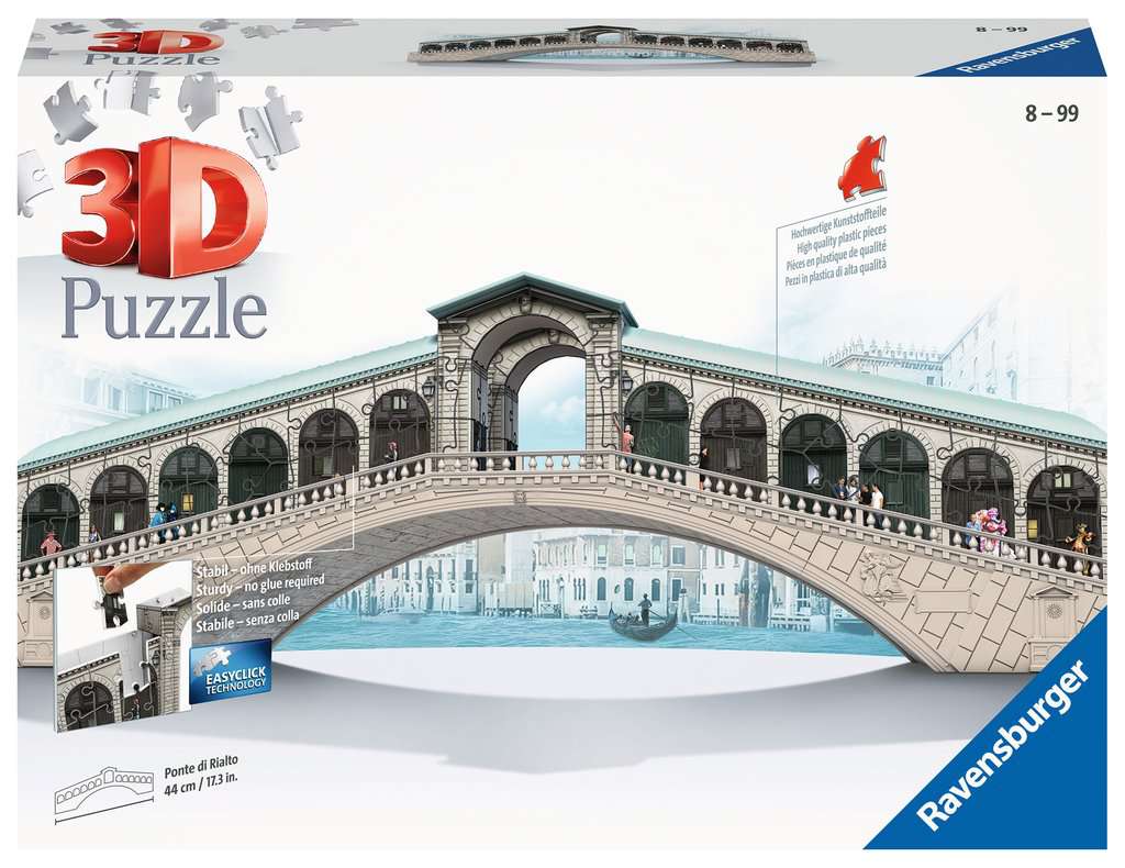 פאזל 3D - גשר ריאלטו, ונציה