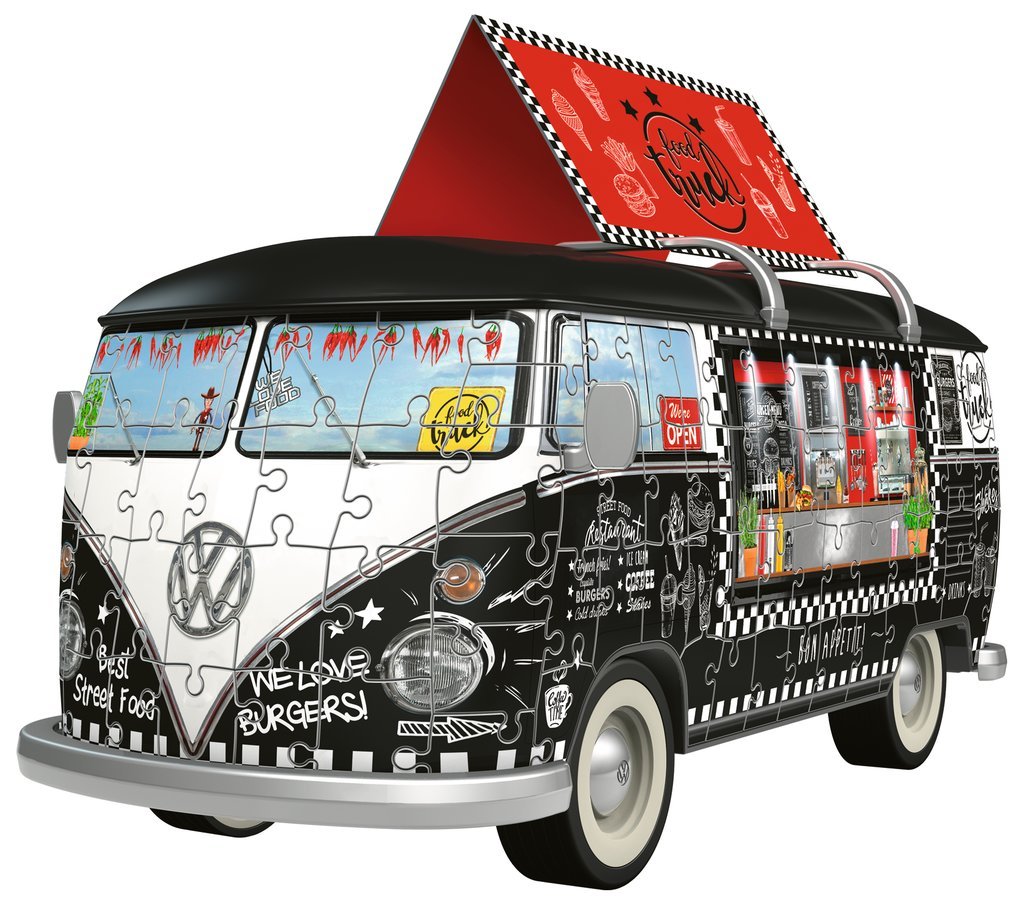 פאזל תלת-מימד 162 חל' - אוטובוס מזון VW-