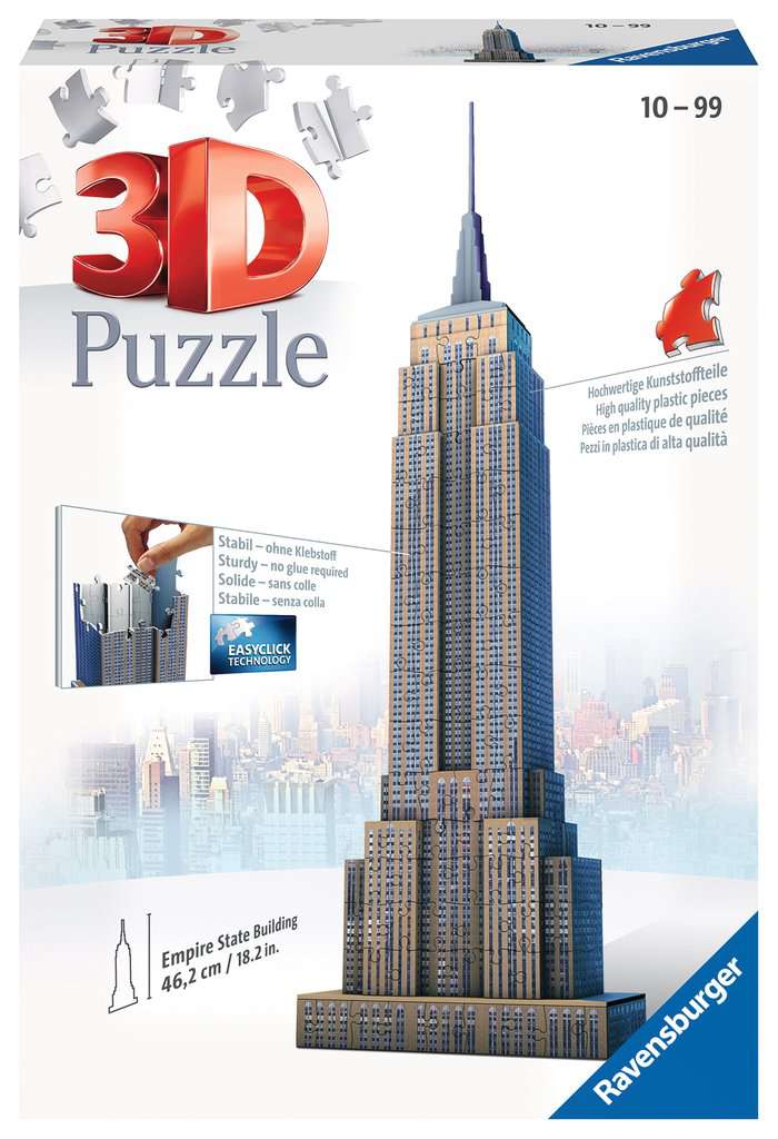פאזל 3D - אמפייר סטייס בילדינג - 216 חלקים