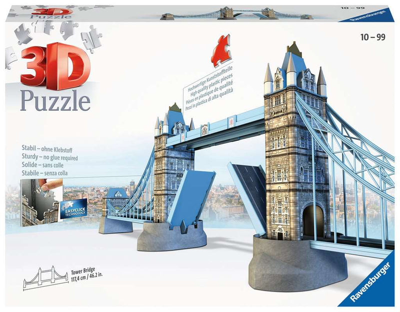 פאזל 3D - הטאוור ברידג', לונדון - 216 חלקים