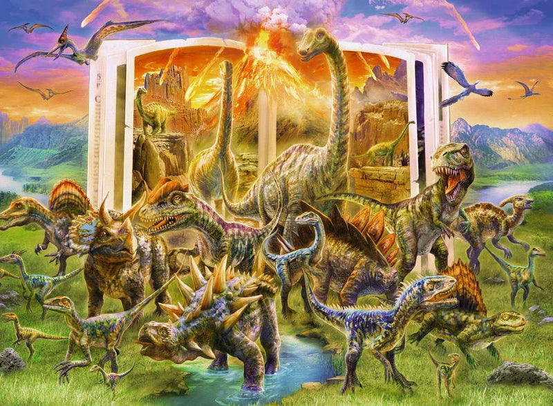 פאזל 300 חלקים - אנציקלופדיית הדינוזאורים