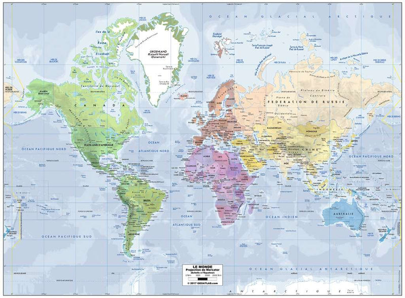 מפת העולם, פאזל 500 חלקים