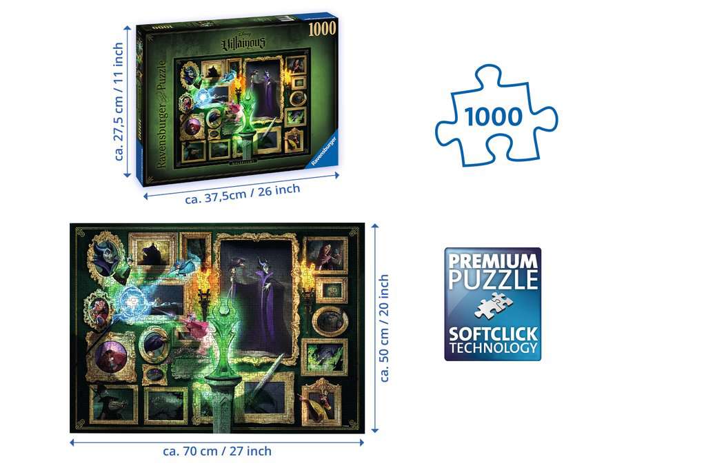 מליפיסנט, סדרת ״הנבלים״ של דיסני - פאזל 1000 חלקים