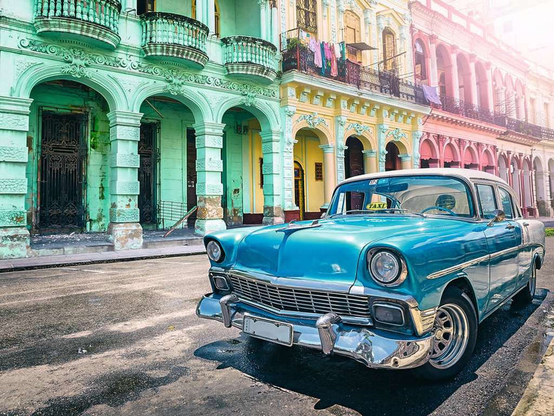 מכונית צבעונית בקובה, פאזל 1500 חלקים