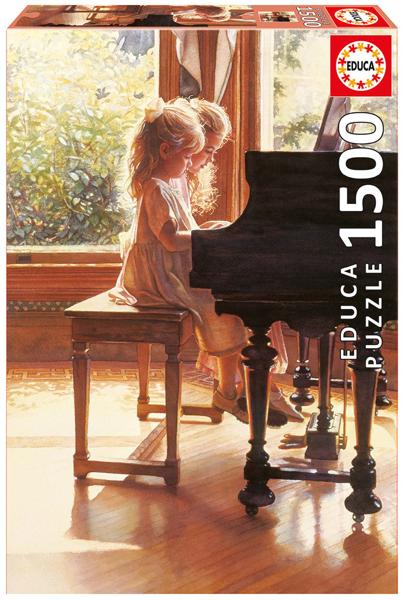 פאזל 1500 חל' - מנגנות בפסנתר