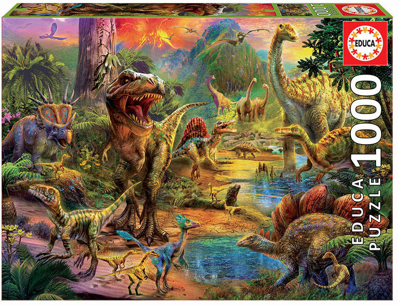 ארץ הדינוזאורים - פאזל 1000 חלקים EDUCA