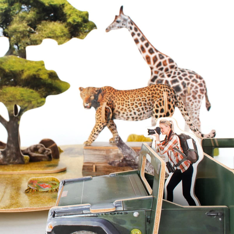 ערכת הרכבה תלת מימד 69 חל׳ - National Geographic, חיות בר באפריקה