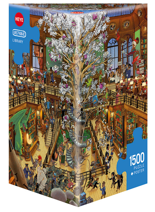 אוֹסטרֶלֶה: בספרייה, פאזל 1500 חלקים