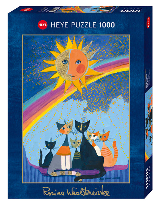 גשם של זהב, איור - מוזהב, פאזל 1000 חלקים