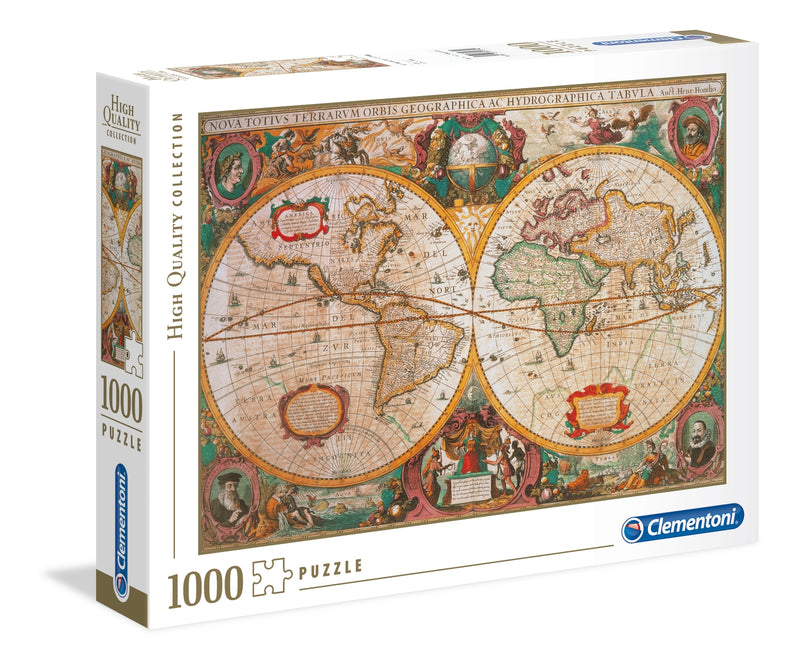 מפה עתיקה - פאזל 1000 חלקים CLEMENTONI