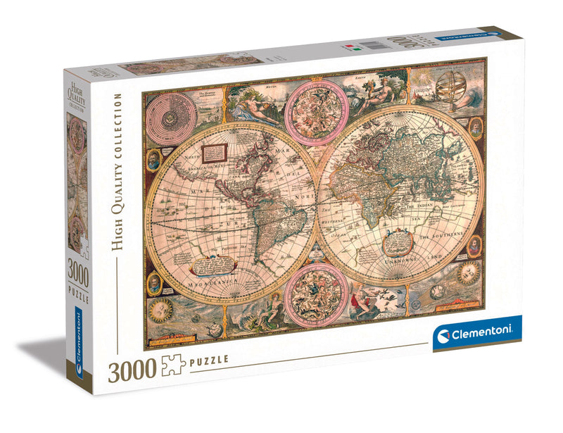 מפה עתיקה - פאזל 3000 חלקים CLEMENTONI