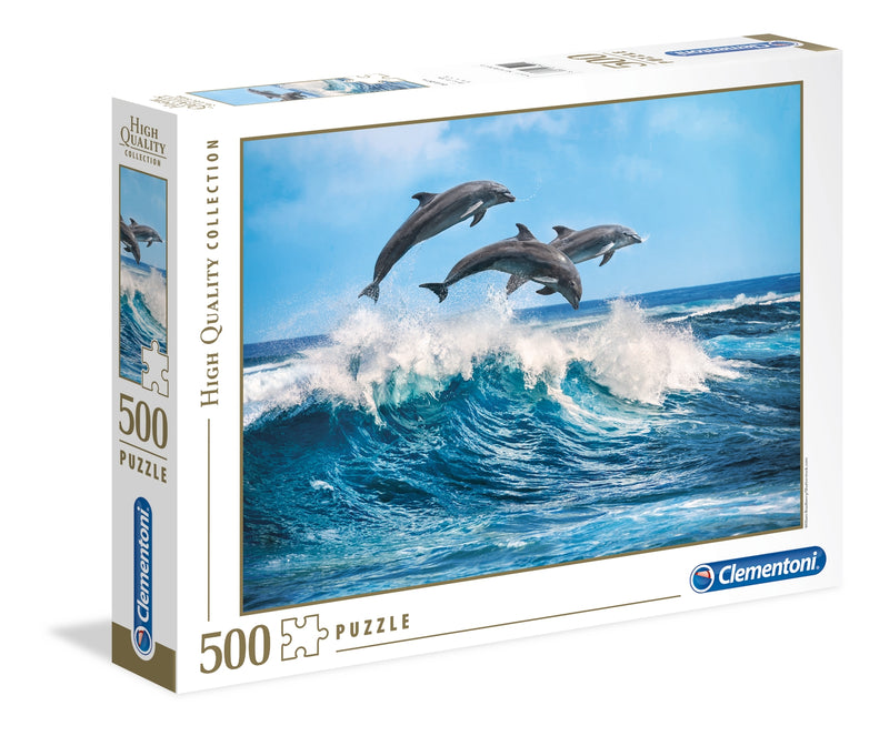 דולפינים - פאזל 500 חלקים CLEMENTONI