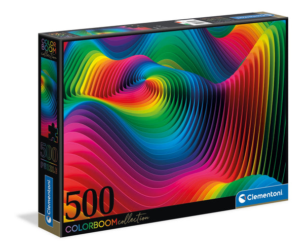 גלים של צבע, COLORBOOM - פאזל 500 חלקים CLEMENTONI