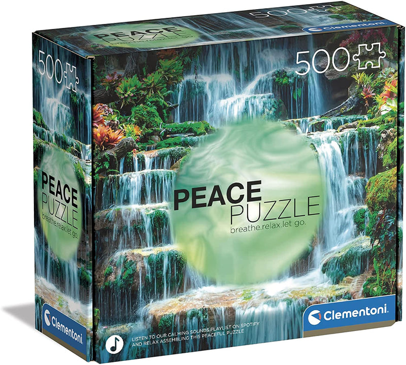 זרימה, סדרת Peace Puzzle - פאזל 500 חלקים CLEMENTONI