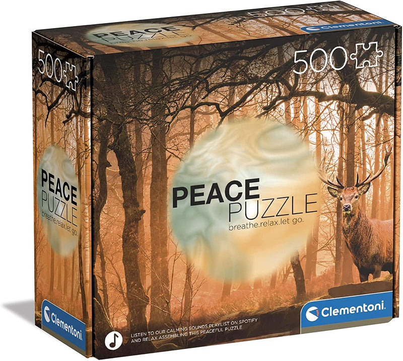 רשרוש בדממה, סדרת Peace Puzzle - פאזל 500 חלקים CLEMENTONI