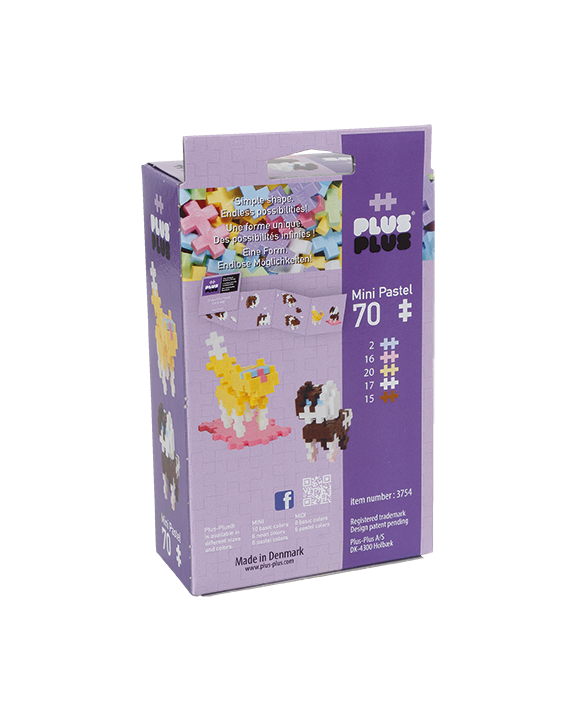 פלוס פלוס 70 חלקים פסטל חתול וכלב