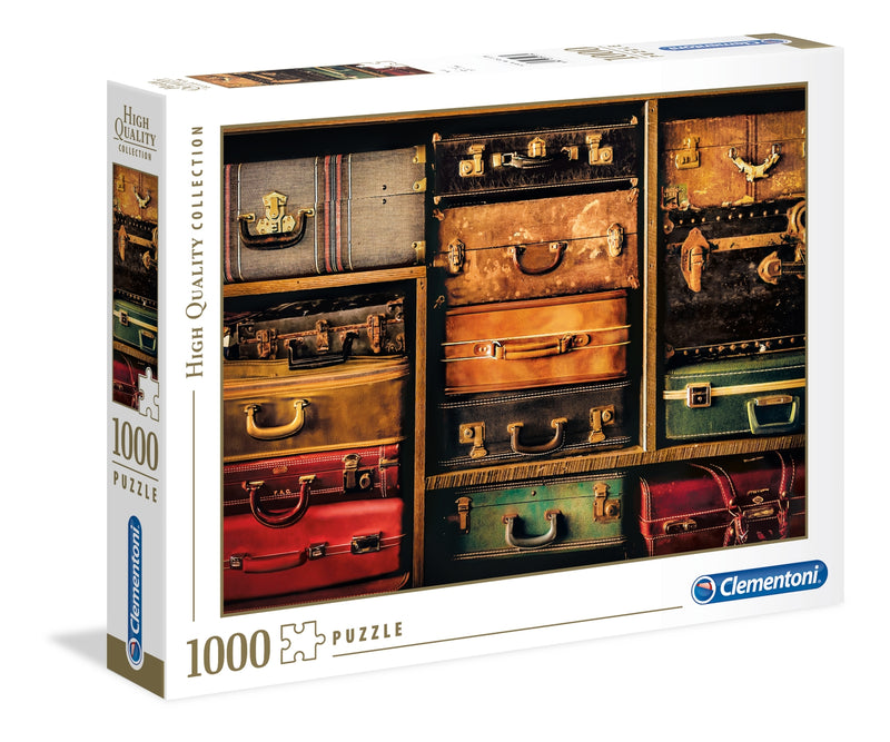 אוסף מזוודות - פאזל 1000 חלקים CLEMENTONI