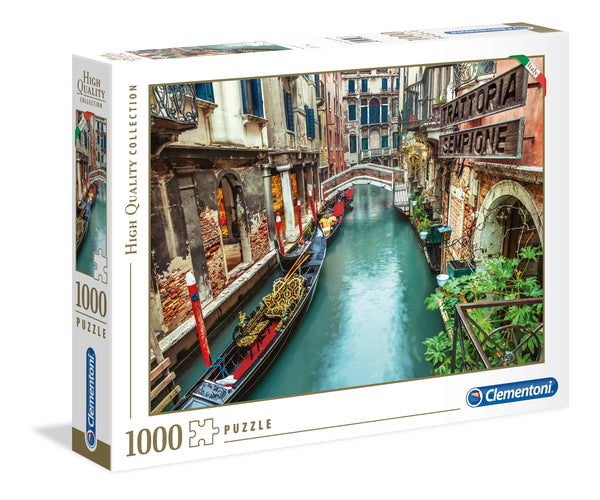 תעלה בוונציה - פאזל 1000 חלקים CLEMENTONI