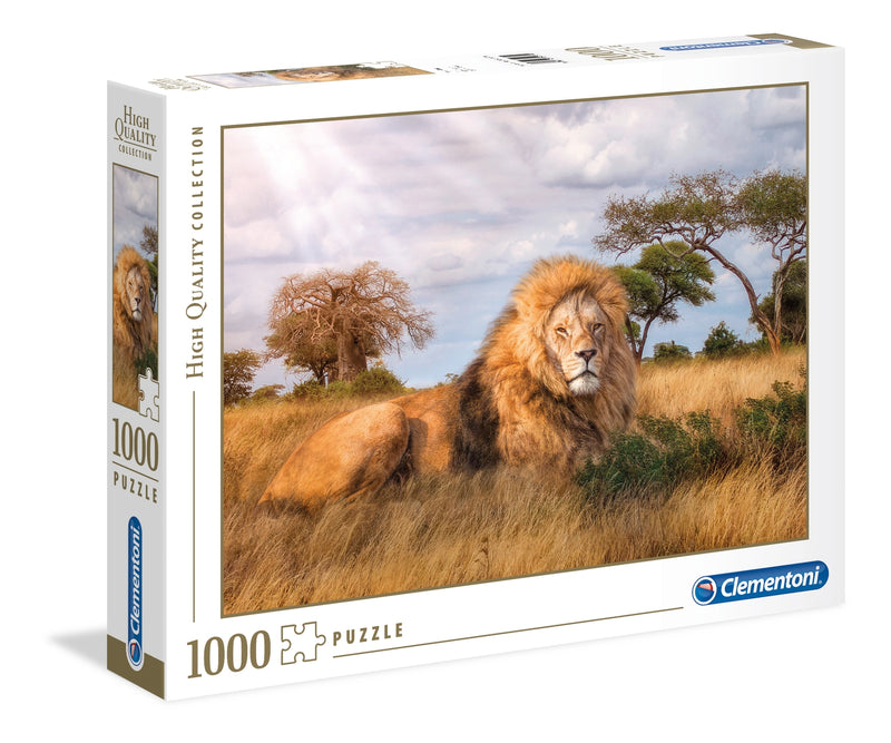 אריה בסוואנה - פאזל 1000 חלקים CLEMENTONI