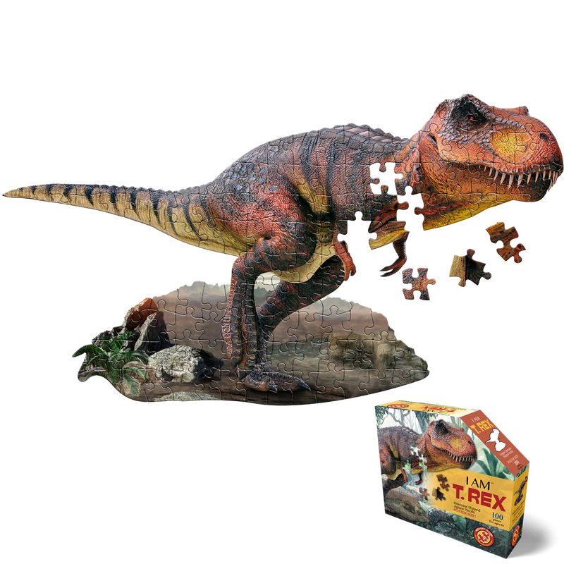 דינוזאור טי רקס - פאזל צוּרני 100 חלקים
