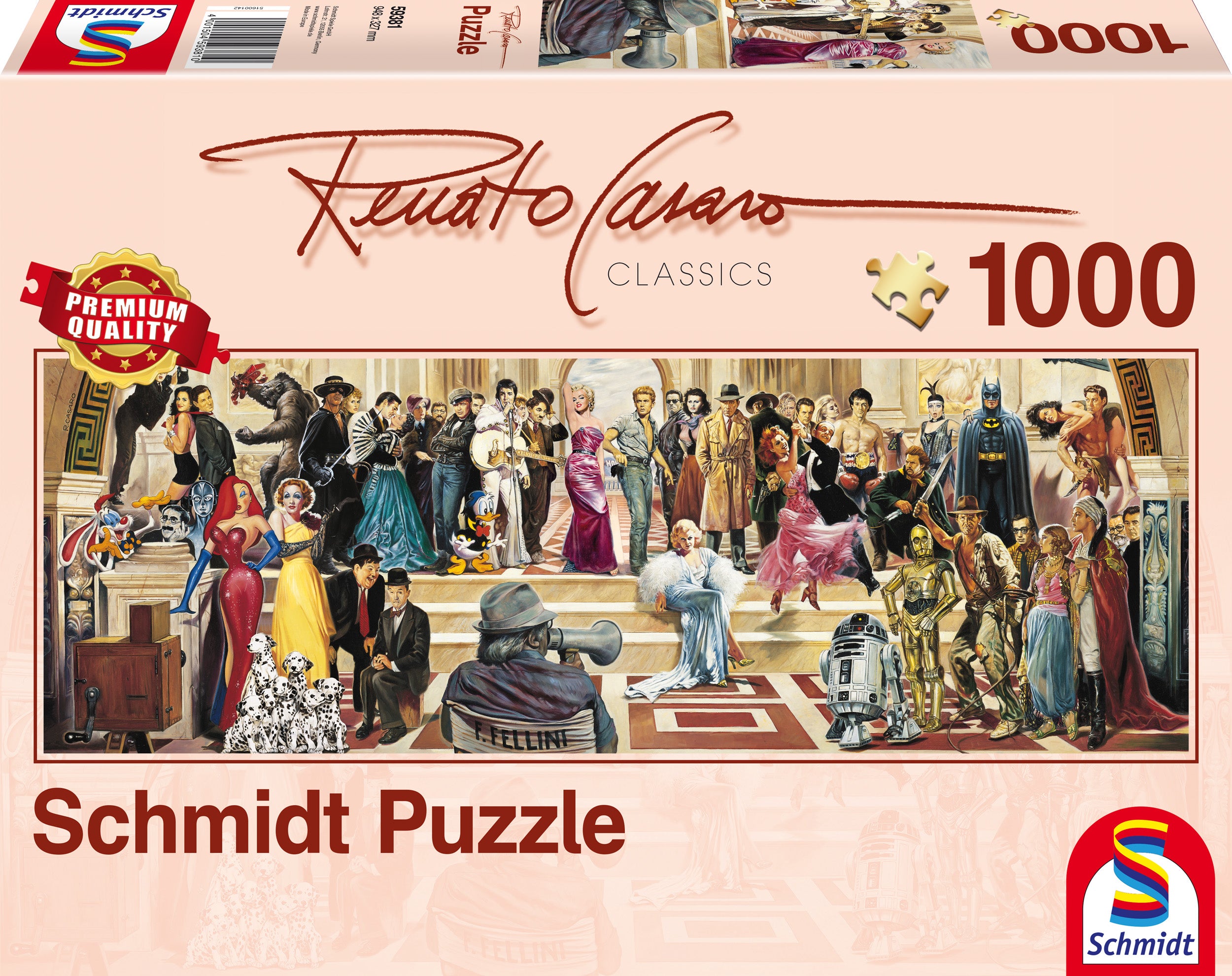 רנאטו קאסארו: 100 שנות קולנוע, פאזל 1000 חלקים פנורמי
