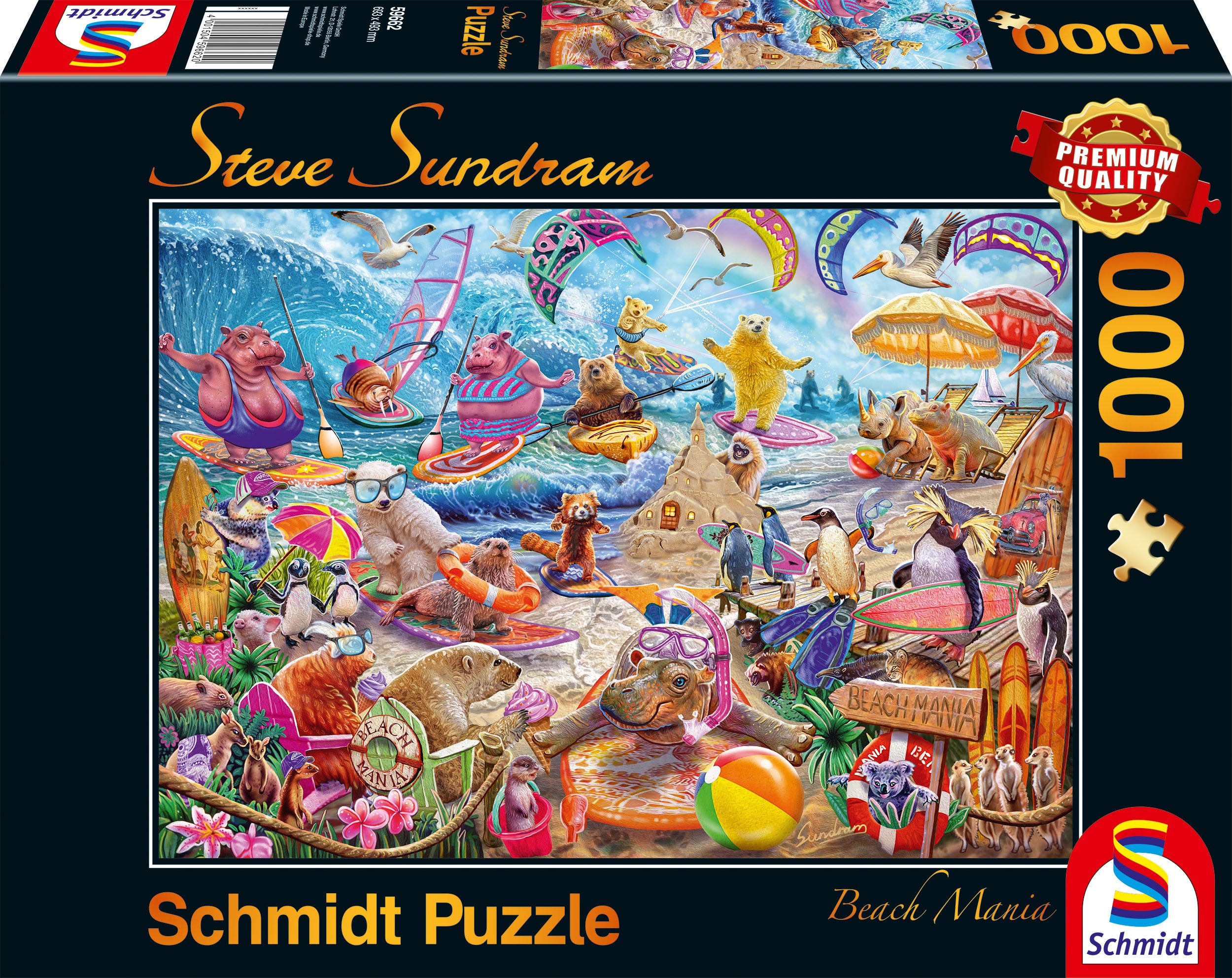 סטיב סאנדרַם: Beach Mania, פאזל 1000 חלקים